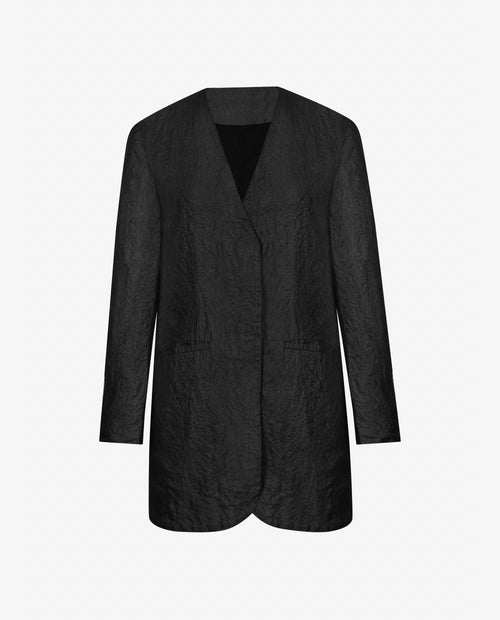 Charcoal Tussar Jacket