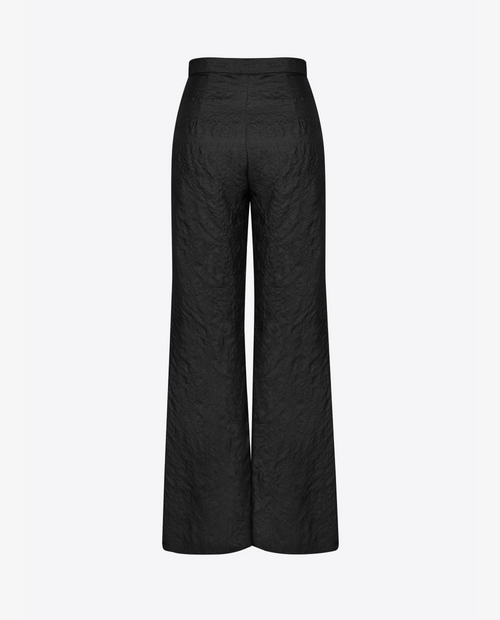 Charcoal Tussar Trousers