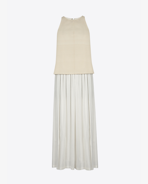 Ivory Gathered Dress