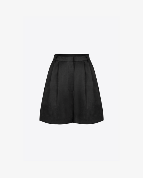 Midnight Pleated Shorts