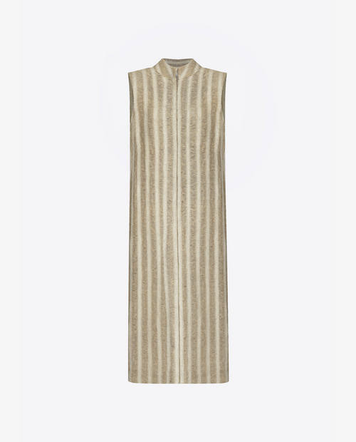 Sleeveless Mandarin Tunic