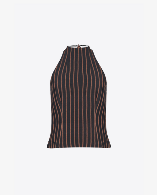 Striped Halter Top